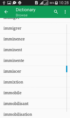 French Synonyms Offline Screenshot 0