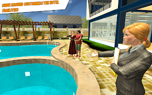 Virtual Restaurant Manager Job: Hotel Game Screenshot 2