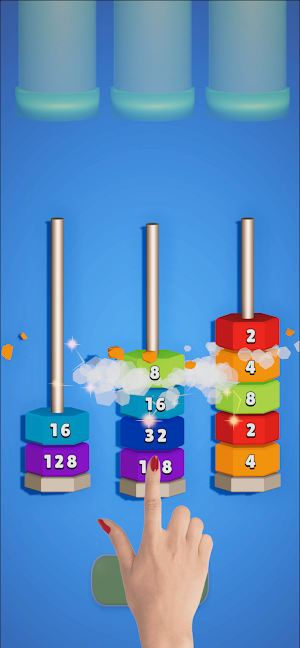 2048 Stack Sort Screenshot 2