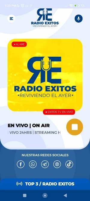 Radio Exitos Screenshot 2