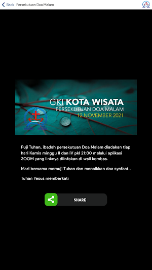 GKI Kota Wisata Screenshot 1