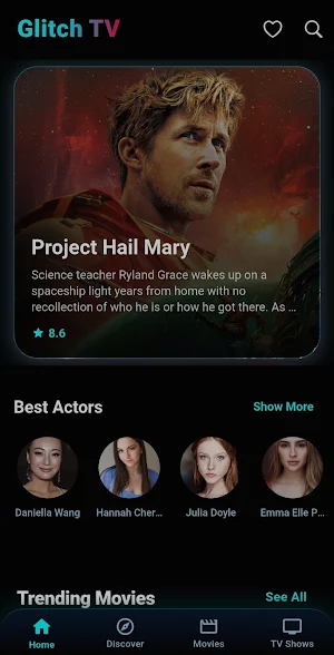 Glitch TV: Movie and Series screenshot 1