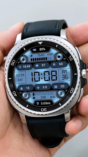 Dot Shaped Clock ZKin Watch Screenshot 1