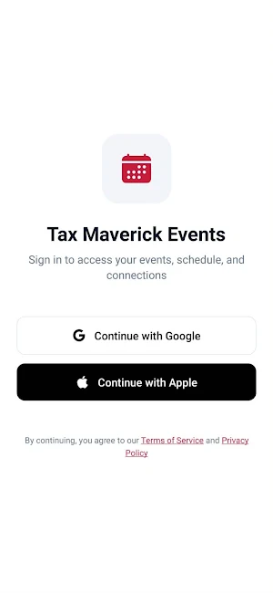 Tax Maverick Events Screenshot 0