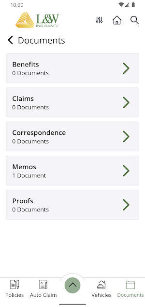 L&W Insurance Online Screenshot 2