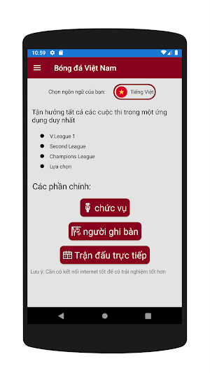 Live Vietnamese Soccer Screenshot 2