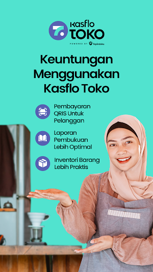 Kasflo Toko - POS Kasir Gratis Screenshot 1