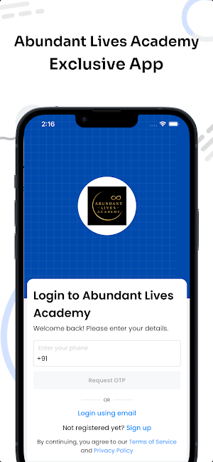 Abundant Lives Academy Screenshot 0