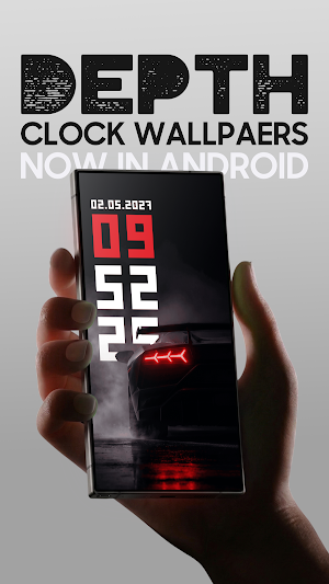 Depth Clock Wallpapers Screenshot 0