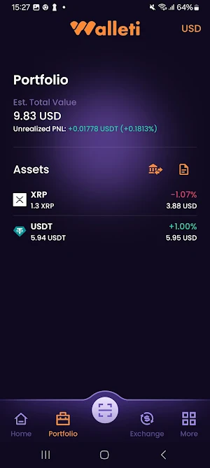 Walleti Screenshot 1
