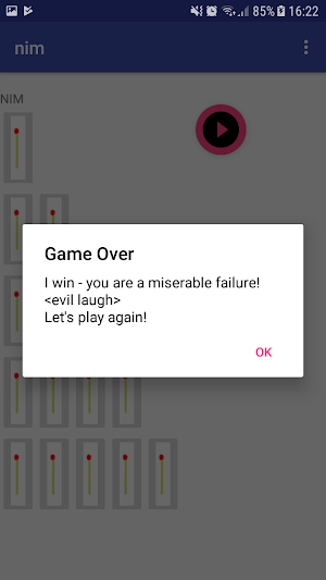 Nim - Classic Simple Matchstic Screenshot 2
