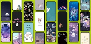 Kawaii Aesthetic Wallpaper Screenshot 0