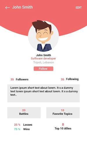 Sociabatt - Create and publish Online Debates Screenshot 3