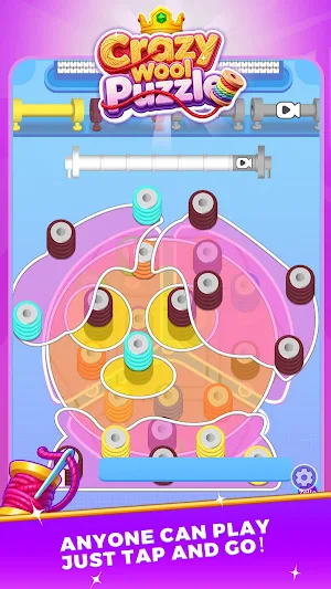 Crazy Wool Puzzle Screenshot 1