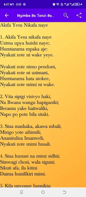 Nyimbo Za Tenzi Za Rohoni Screenshot 2