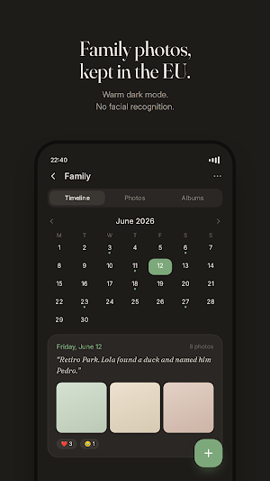 Shima: shared photo album Screenshot 1