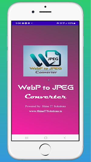 WebP to JPEG Photo Converter Screenshot 0