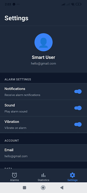 Smart Alarm Screenshot 3