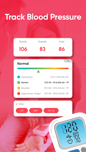Heart Rate App: Blood Pressure Screenshot 1