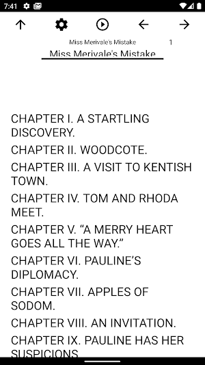 Book, Miss Merivale's Mistake Screenshot 0