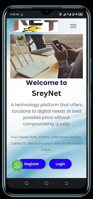 SreyNet Data App Screenshot 0