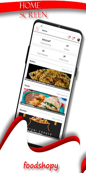 FoodShopy - Owner Screenshot 2