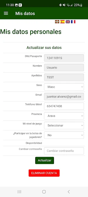 Gordexola Deportes Screenshot 2