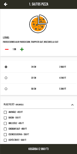 Csernyik Ételbár Screenshot 2