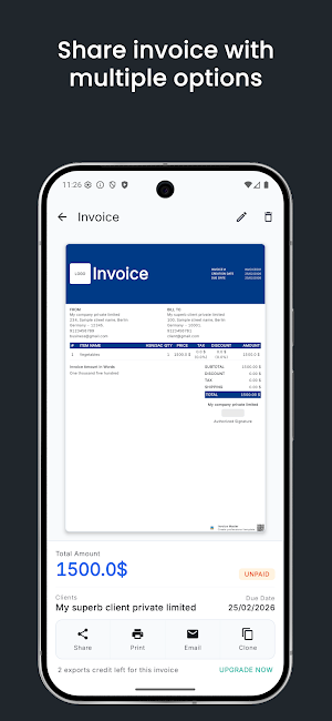 Invoice Master Screenshot 2