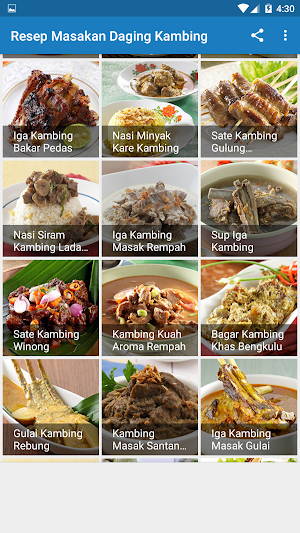 Resep Masakan Daging Kambing Screenshot 2