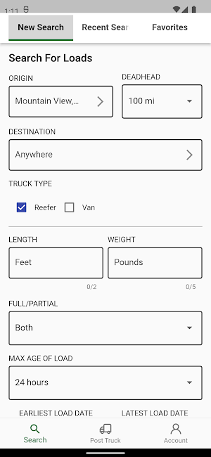 Spruce Load Finder Screenshot 1