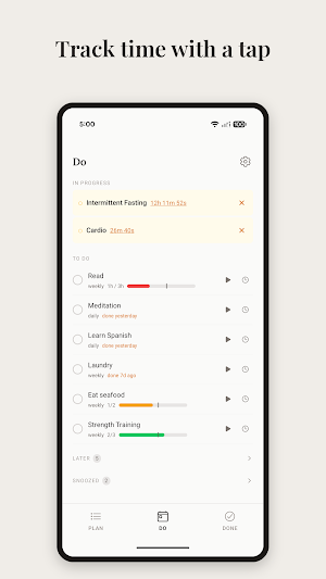 Flexir: Flexible Habit Tracker Screenshot 2