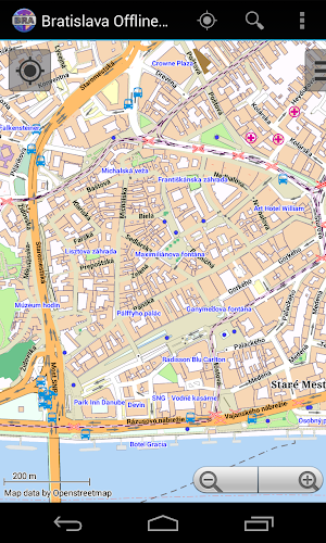 Bratislava City Map Lite Screenshot 2