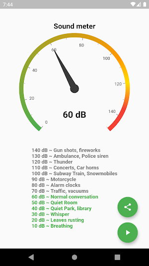Simple Sound Meter Screenshot 0