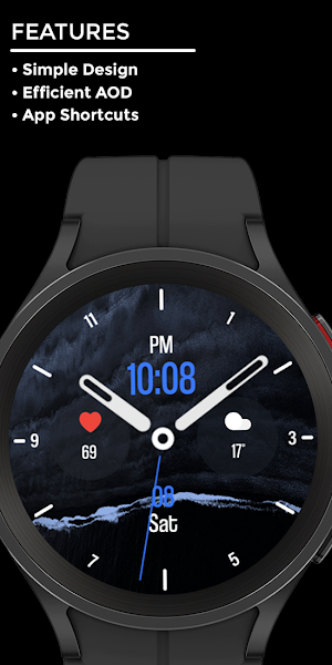 Nighty Minimal 08 - watch face Screenshot 1