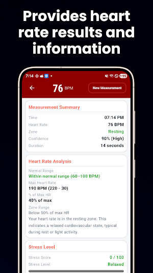 Heart Rate Monitor: Pulse BPM Screenshot 2