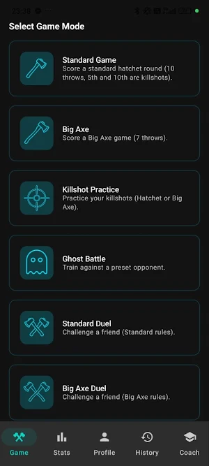 Axe Throwing Tracker Screenshot 3