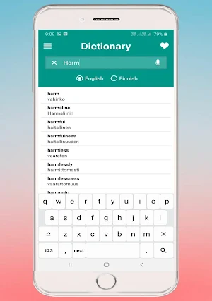 English Finnish Dictionary Screenshot 3