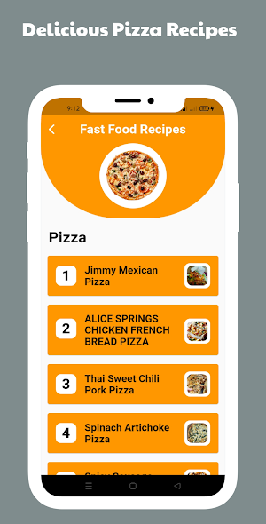 Fast Food Recipes | MealBook Screenshot 1