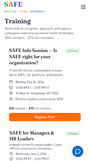 SAFE Workplace Screenshot 1