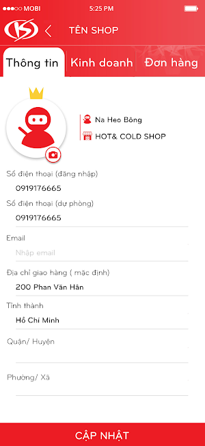 Kidofoods eServices Screenshot 2