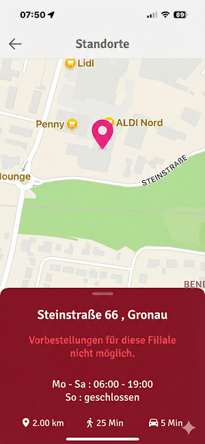 Bäckerei Musswessels Screenshot 3