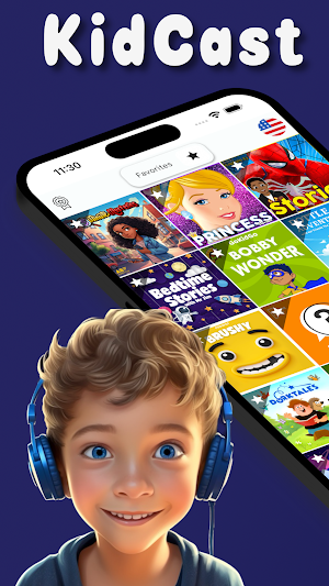 KidCasts: Podcast for Kids ! Screenshot 0