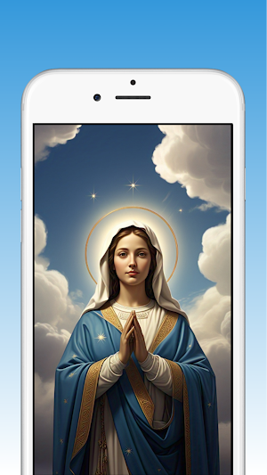 Mother Mary Digital Wallpaper Screenshot 0