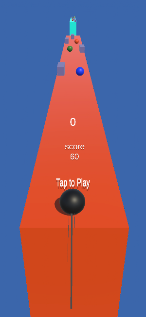 colored ball runner Screenshot 0