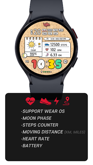 SamWatch Doddle Weather 5 Screenshot 1