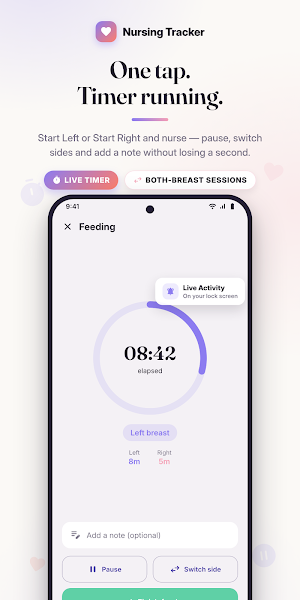 FeedLog: Baby Feeding Tracker Screenshot 1