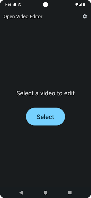 Open Video Editor Screenshot 0