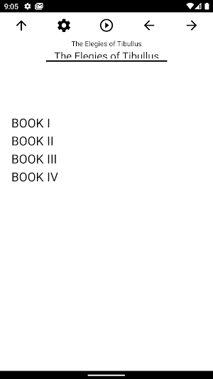 Book, The Elegies of Tibullus Screenshot 0