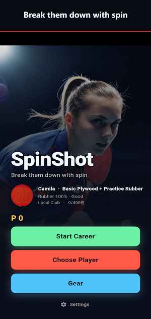 SpinShot - Table Tennis Career Screenshot 0